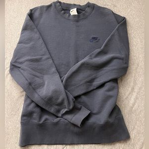 vintage dark blue nike sweater